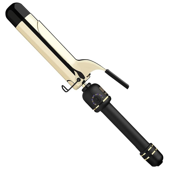 HOT TOOLS 24K Gold Extended Barrel Curling Iron 1.5" with Clamp for Loose Curls | Fan-Favorite 24... | Amazon (US)