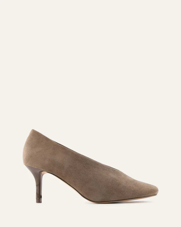 ELLA MID HEELS ASH SUEDE | Jo Mercer (AU)