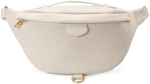 Crossbody Sling Bag for Women & Men – Trendy Checkered Fanny Pack – Waist Bag for Travel, Fes... | Amazon (US)