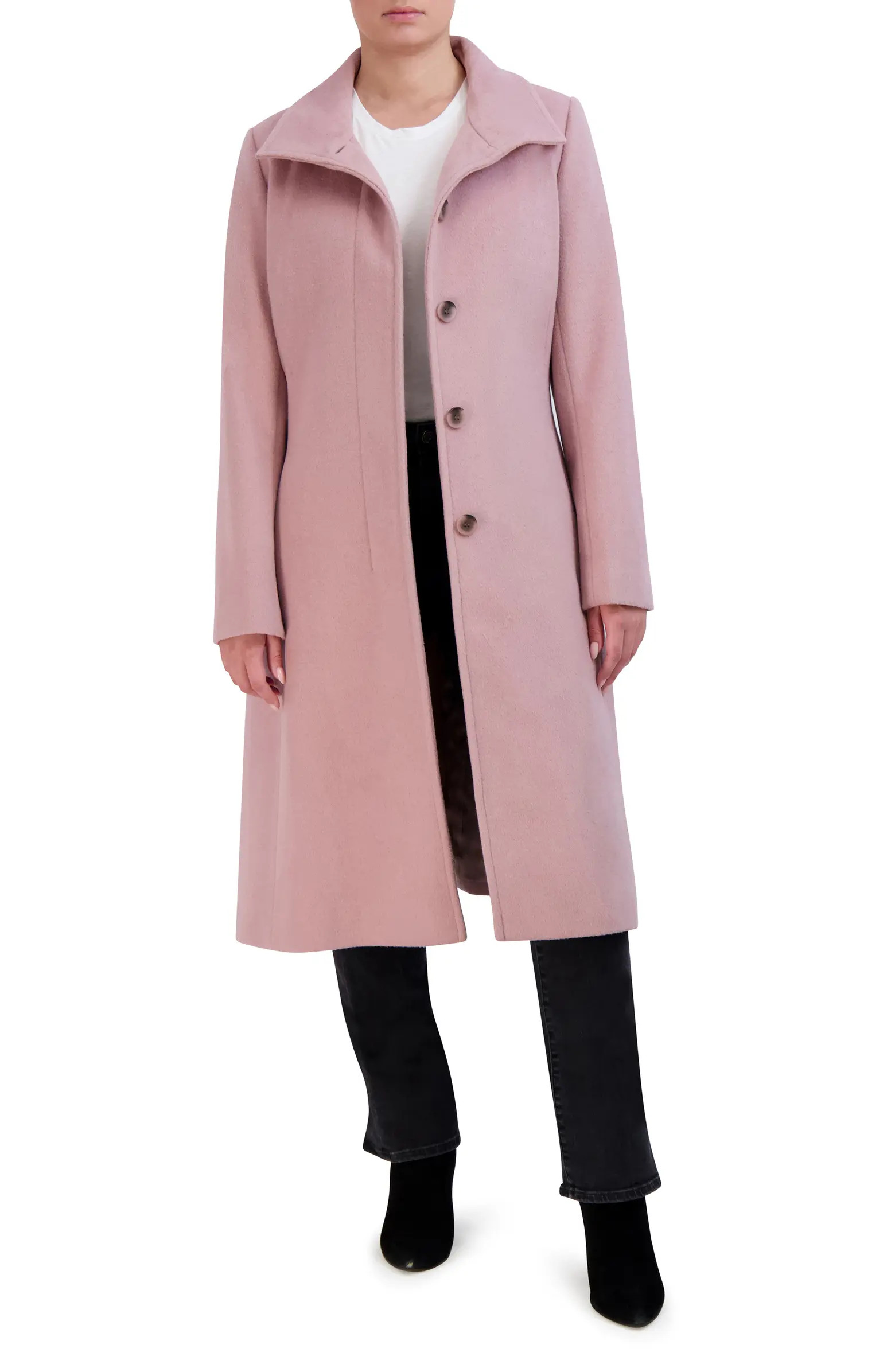 Longline Wool Blend Coat | Nordstrom