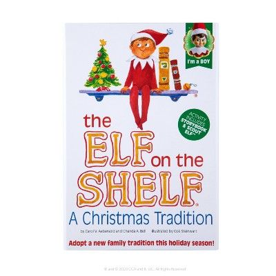 The Elf on the Shelf - Blue Eye Boy Elf - by Chanda Bell (Hardcover) | Target