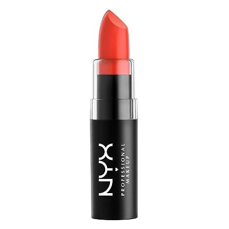 NYX PROFESSIONAL MAKEUP Matte Lipstick - Indie Flick (Bright Coral Red) | Amazon (US)