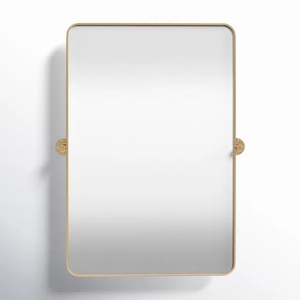 Evvie Metal Flat Wall Mirror | Joss & Main