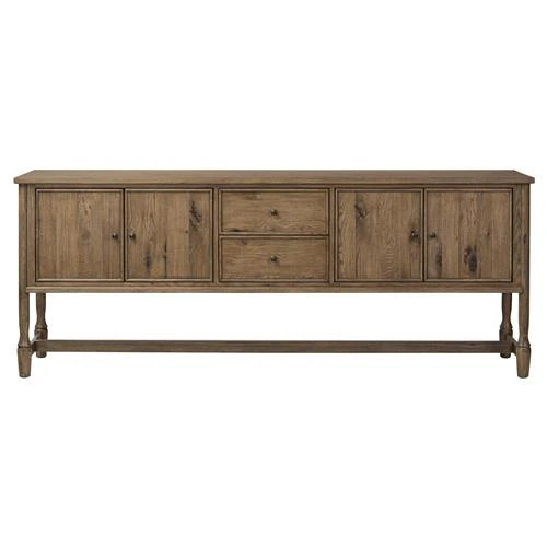 Bari Weathered Oak Sideboard | Kathy Kuo Home
