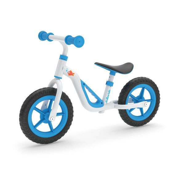 Chillafish Charlie 10" Kids' Balance Bike - Blue/White | Target