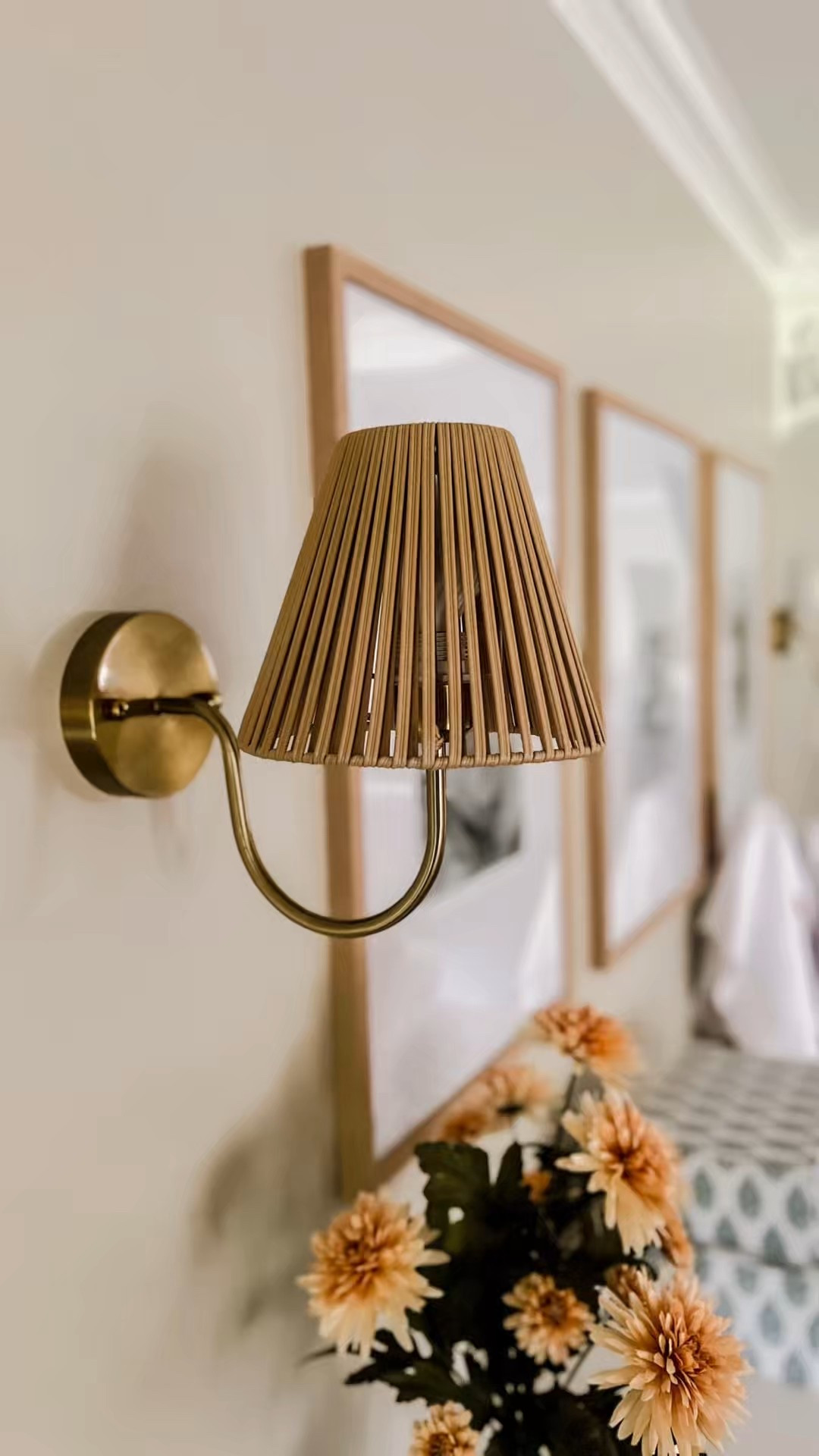 I love these sconces we added to Cal’s play area. They elevate the room so much! I found these at @walmart for such a great price. I love that they are rechargeable and come with a remote. 

#walmarthome 

#LTKHome