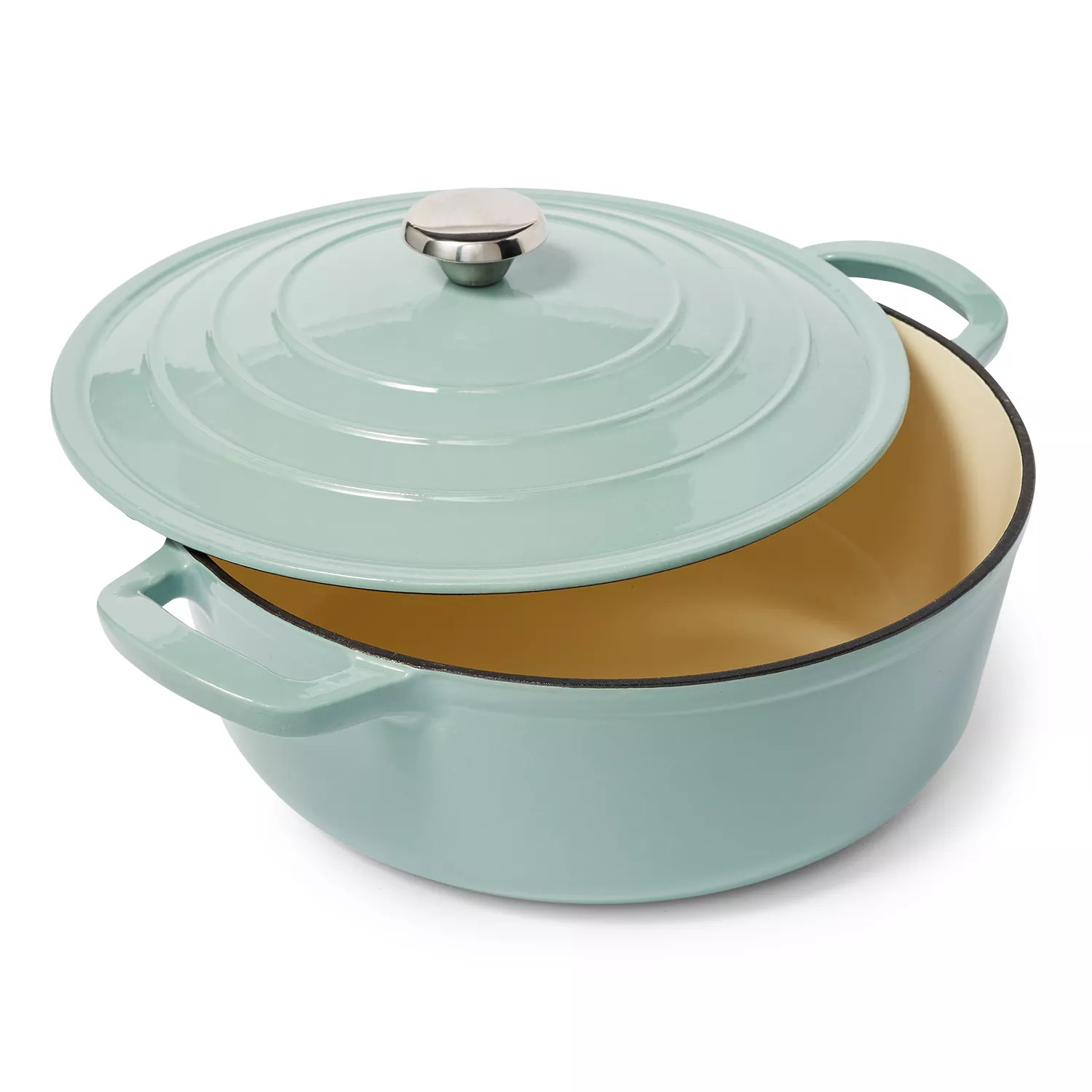 Sur La Table Enameled Cast Iron Round Wide Dutch Oven, 7 qt. | Sur La Table
