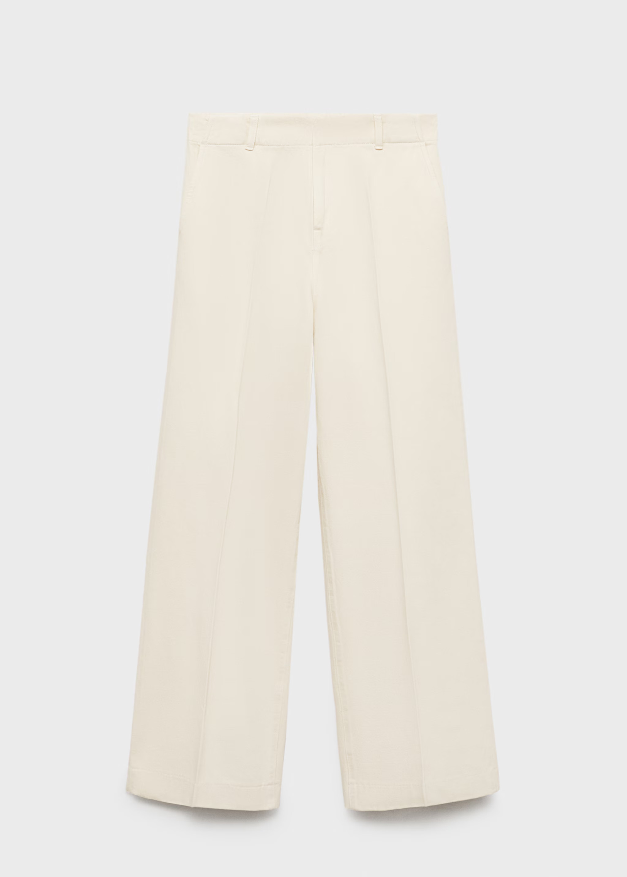 Pleated linen trousers - Women | MANGO United Kingdom | MANGO (UK)