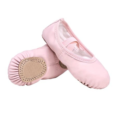 Stelle Ballet Shoes Premium Soft Leather for Ballet Dance Pull-on Flats Slippers for Girls Boys Toddler/Little Kid/Big Kid | Walmart (US)