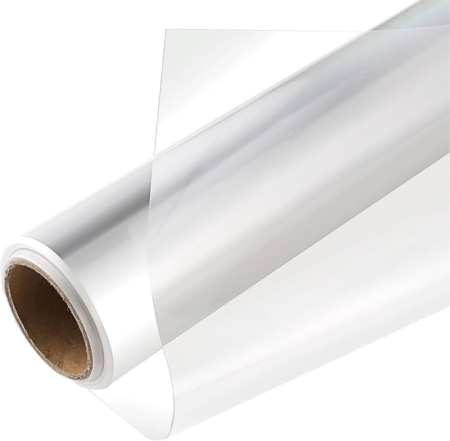 Pengxiaomei 32in x 50 Ft Clear Cellophane Wrap for Gift Baskets Flower Wrapping Paper Thick Cello... | Amazon (US)