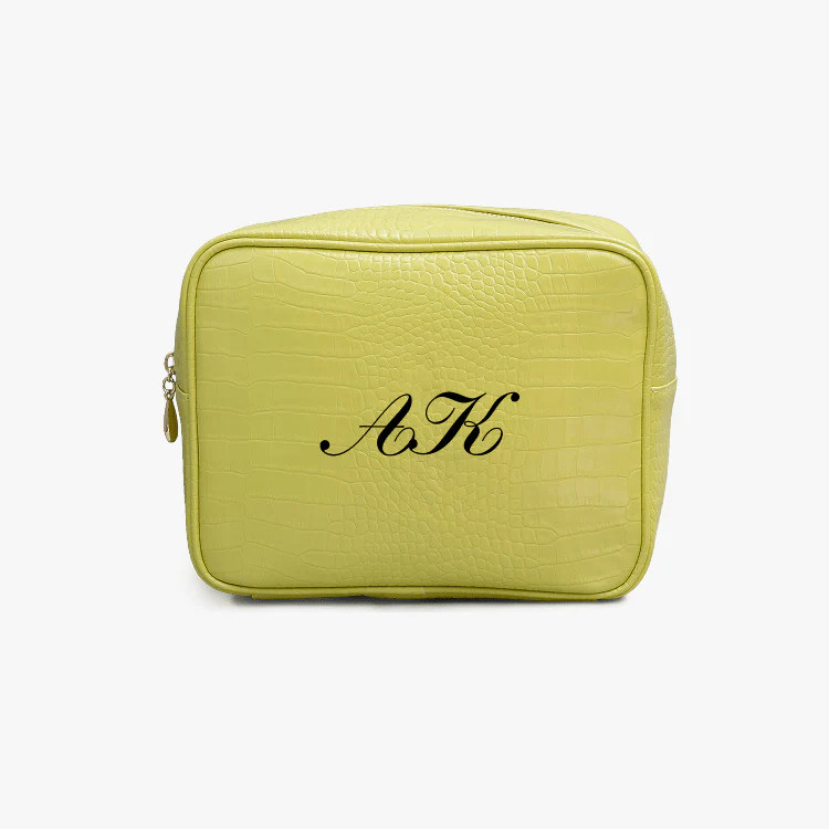 Classic Monogram Small Croc Pouch | Abbode