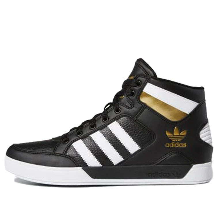 adidas Hard Court High 'Black White Gold' FV5327 | KICKS CREW