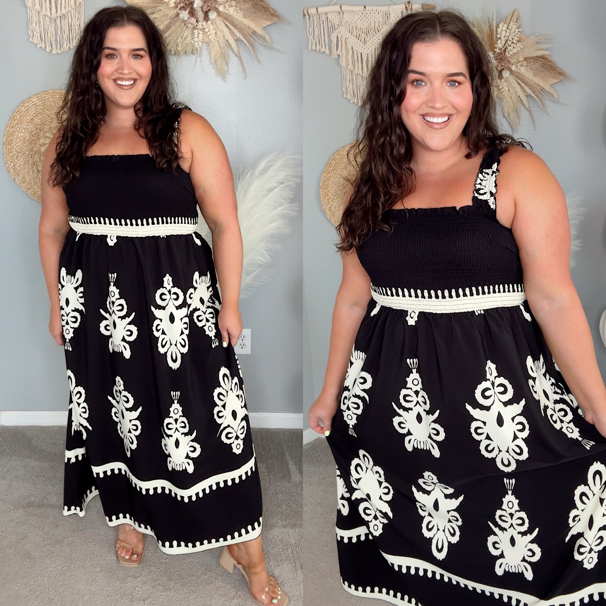 Printed maxi dress 🖤 XL 

#LTKMidsize #LTKStyleTip #LTKFindsUnder50