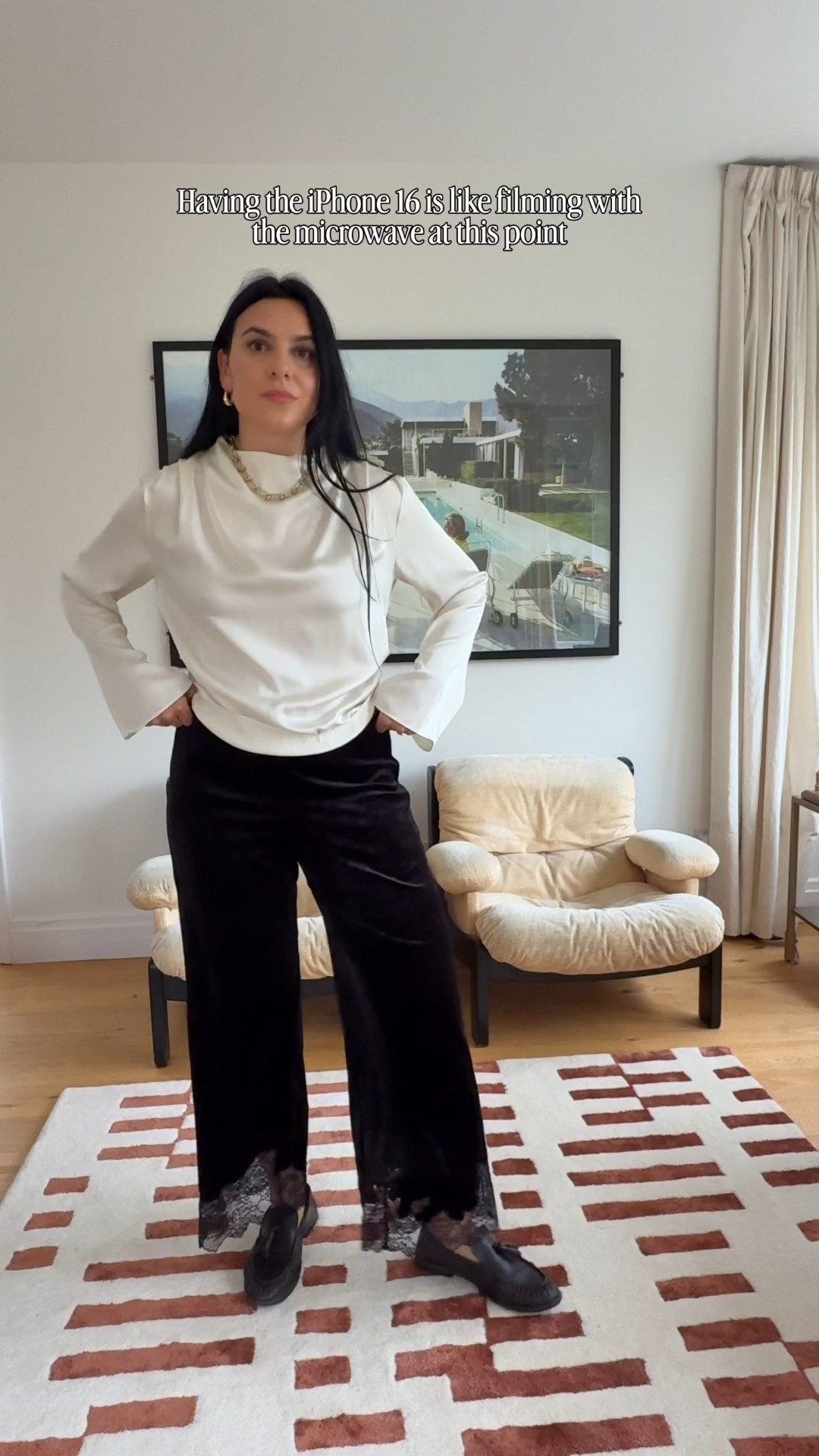 How to wear black velvet lace trim trousers this Autumn/Winterr

#LTKuk #LTKautumn #LTKwinter