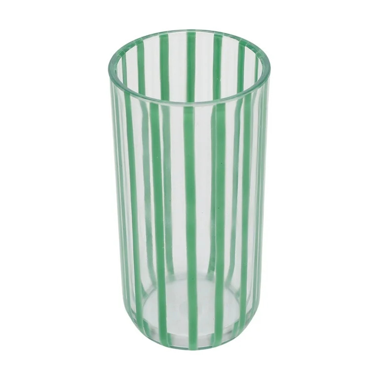 Mainstays by Becky G. & Alejandra 18-Ounce Tall Acrylic Stripe Line Tumbler, Green | Walmart (US)
