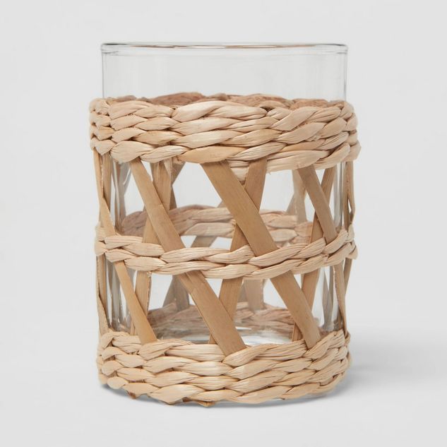 Woven and Glass Toothbrush Holder - Threshold™ | Target