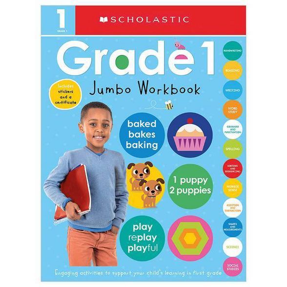 First Grade Jumbo Workbook: Scholastic Early Learners (Jumbo Workbook) - (Paperback) | Target