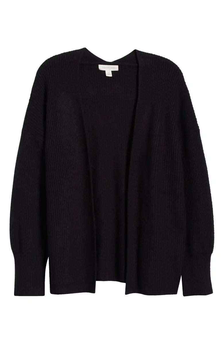 Treasure & Bond Rib Bishop Sleeve Cardigan | Nordstrom | Nordstrom