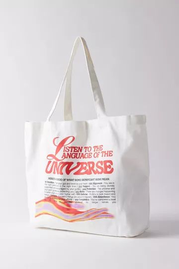 The Mayfair Group Language Of The Universe Tote Bag | Urban Outfitters (US and RoW)