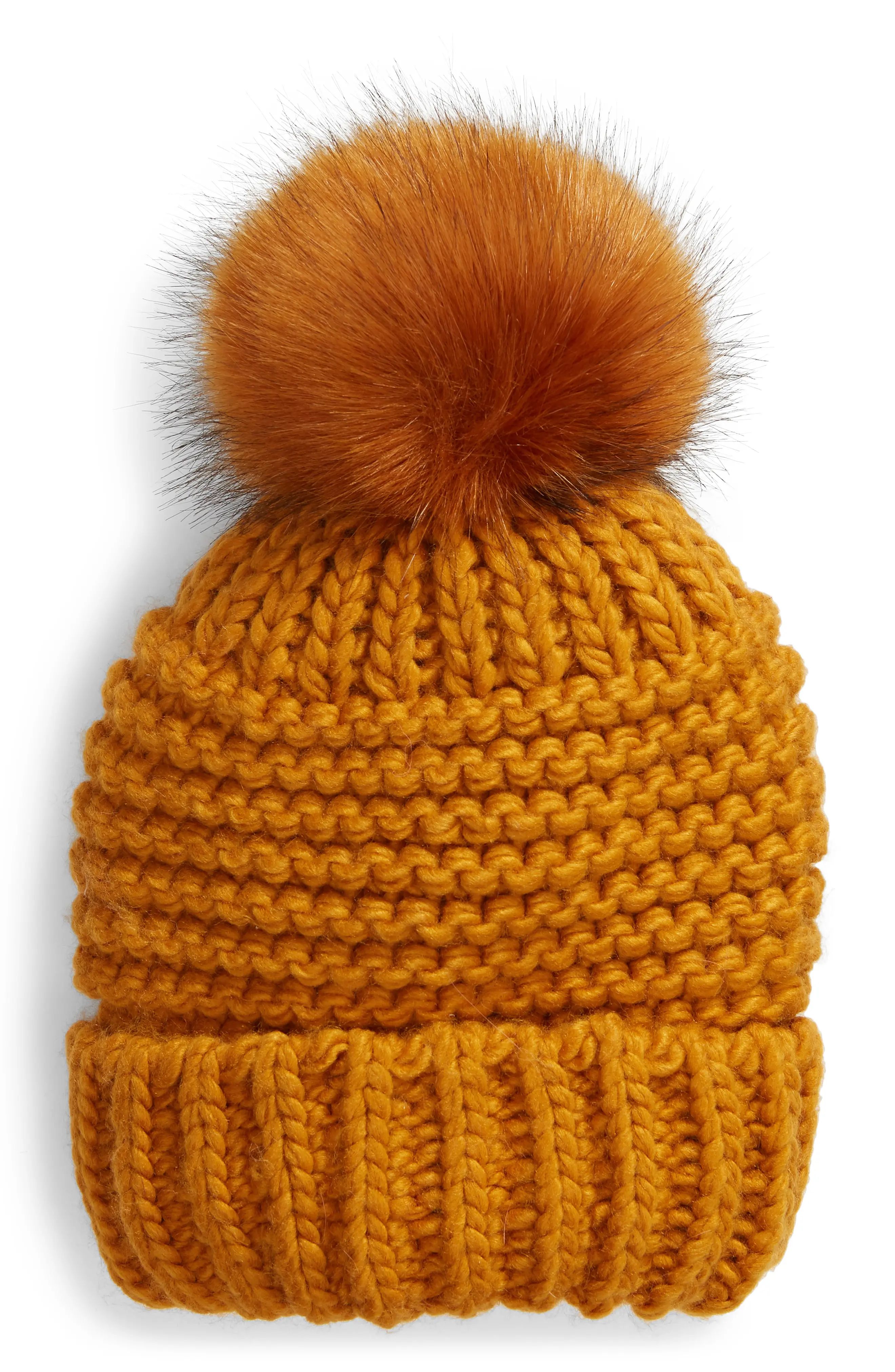 Skyline Faux Fur Pom Beanie | Nordstrom