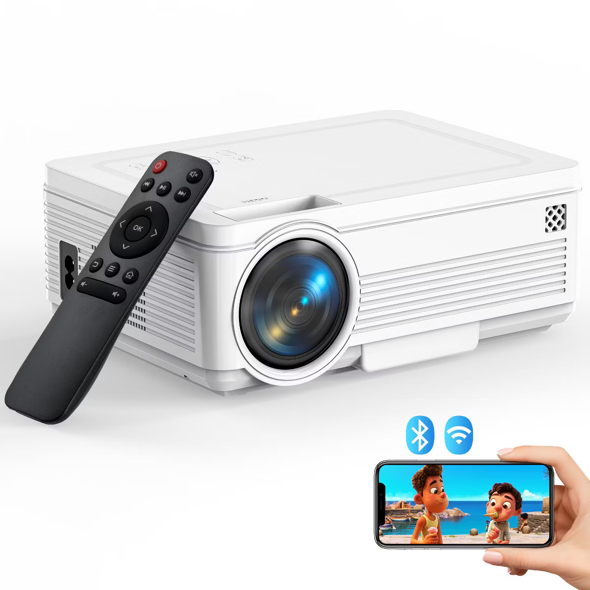 SUGIFT  Mini Projector, Full HD 1080P Support Video Projector, Portable Small Movie Projector | Target