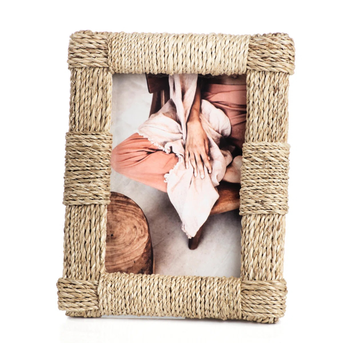 Hamburg Beige Abaca Picture Frame | Wayfair North America