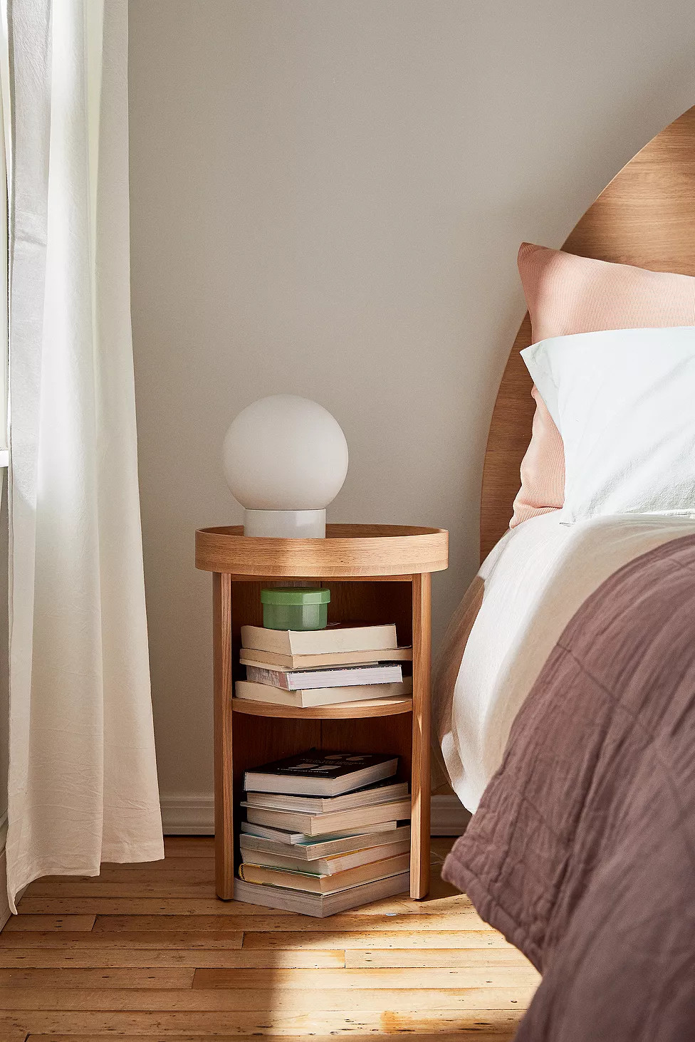 Tabitha Natural Oak Bedside Table | Urban Outfitters (EU)