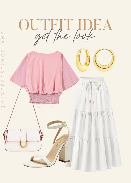Outfit idea get the look 🙌🏻🙌🏻

Blouse, maxi skirt, earrings, purse, pretty in pink, summer fashion

#LTKitbag #LTKstyletip #LTKshoecrush
