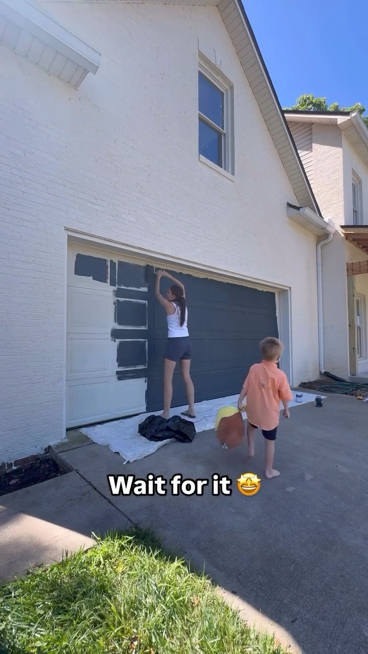 Slowly but surely one project at a time 🤠 what do you think of the color?!

I used Mt. Etna by @sherwinwilliams ✨ Comment “PAINT” for a link to everything I used here 👇

#homeexterior #diyhome #exteriorrenovation #homeremodeling #homereno