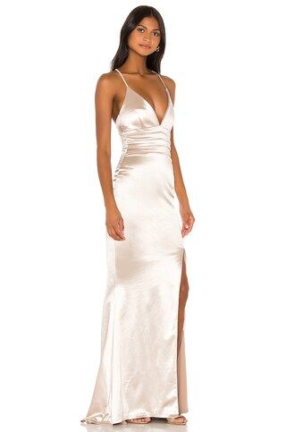 Nookie Starstruck Gown in Champagne from Revolve.com | Revolve Clothing (Global)