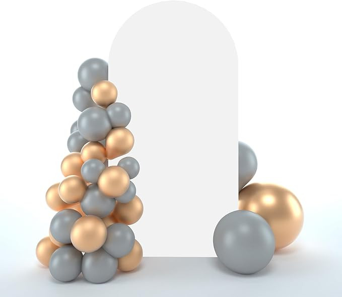 bricia Wedding Arch Backdrop Stand Cover, 7.2FT Double Sided Stretchy Arch Cover Fitted Wedding B... | Amazon (US)