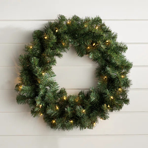 Lighted Wreath | Wayfair North America