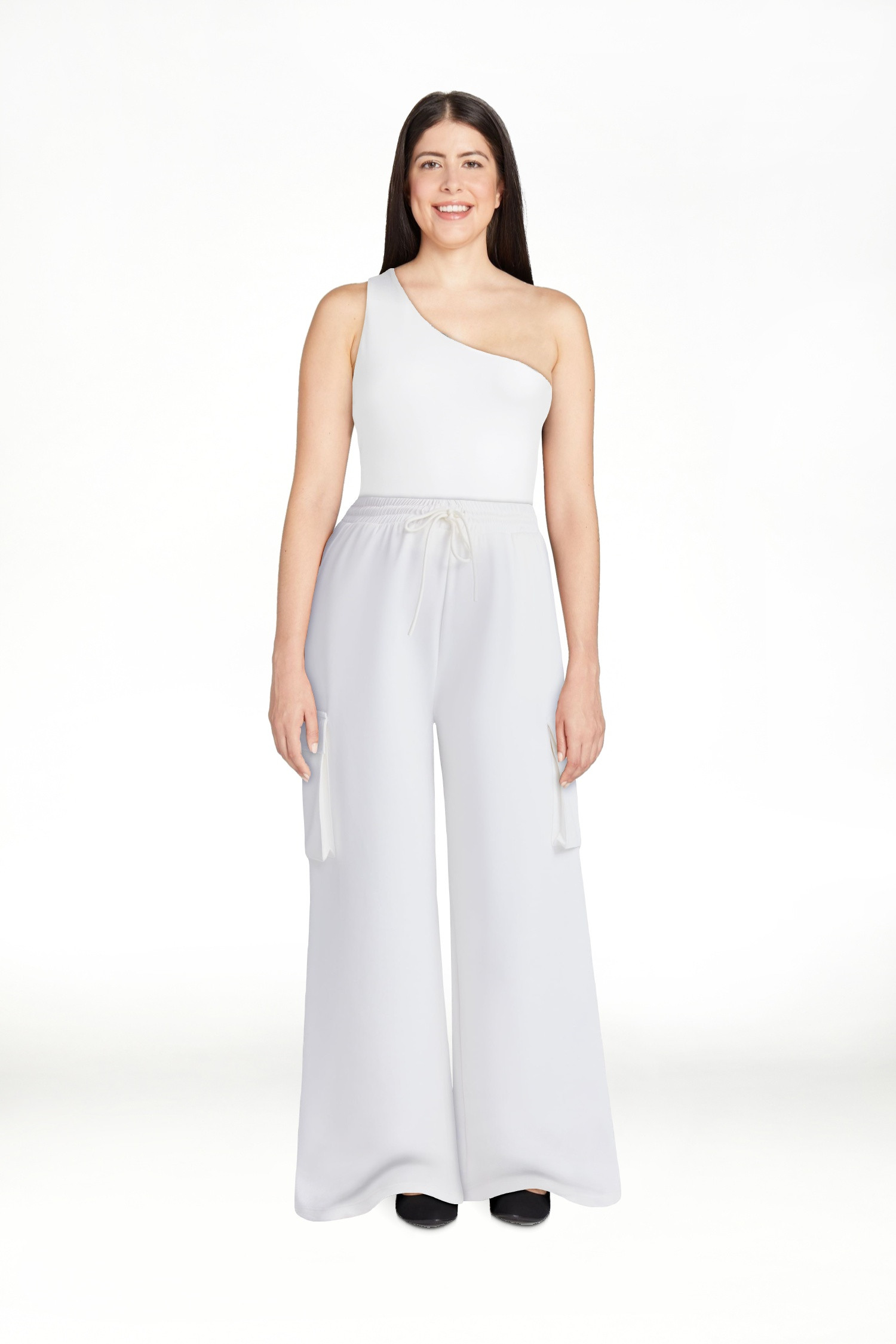 Scoop Women's and Women's Plus New Scubaknit Cargo Pants, Sizes XS-4X | Walmart (US)