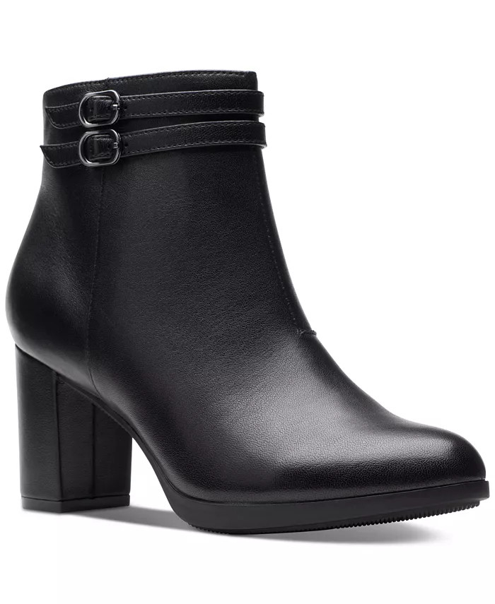 Clarks Women's Bayla Light Buckled Dress Booties - Macy's | Macy's