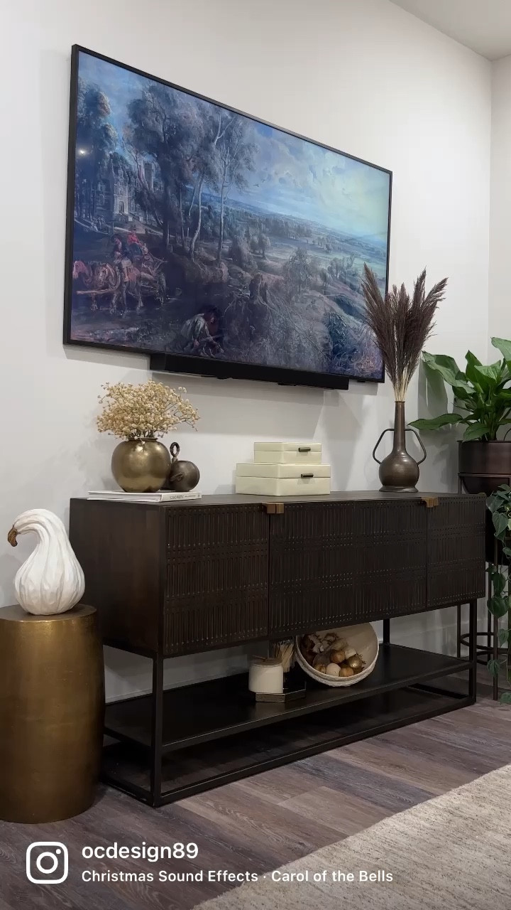 Christmas Console! 🌲🦌✨

#LTKunder100 #LTKHoliday #LTKSeasonal