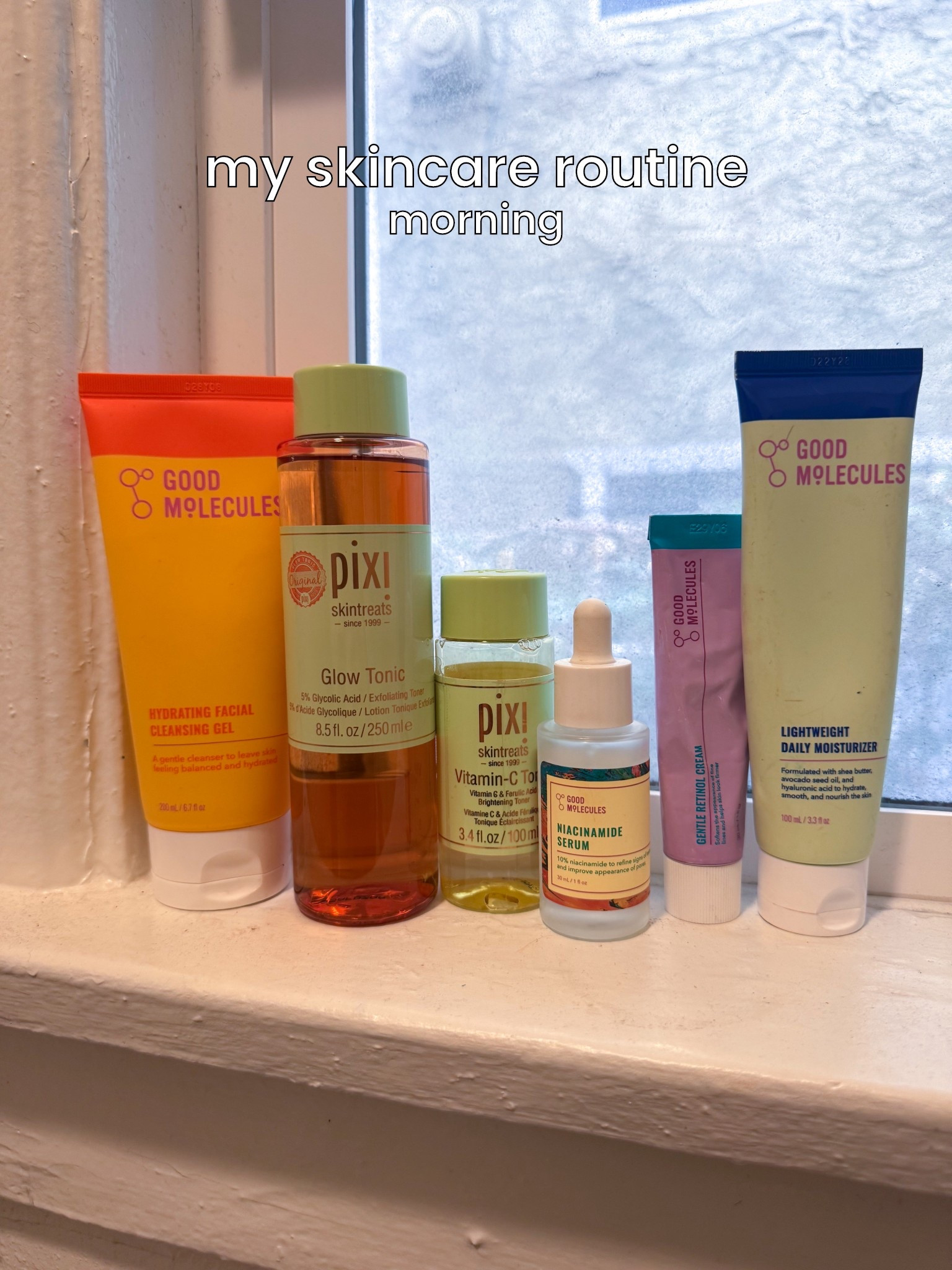 my morning skincare routine 🧼

i love good molecules! it’s the best affordable skincare brand that’s still good for your skin! 

#LTKselfcare #LTKBeauty #LTKmorningroutine