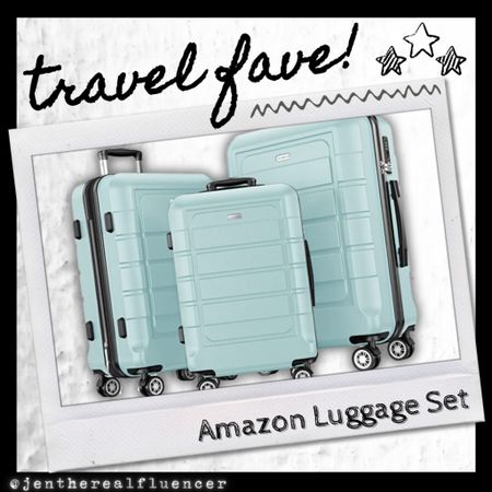✈️ TRAVEL FAVORITE!✈️
Amazon Luggage Set, Mint Green & Expandable 
••I paired mine with the duffle bag that I linked & it looks so cute sitting on top of the rolling suitcase!

#amazon #amazonfind #amazonfinds #founditonamazon #amazonstyle #lifestyle #travel #travel #vacation #vacay #tropical #resort #outfit #inspiration Travel outfit, vacation outfit, travel ootd, vacation ootd, resort outfit, resort ootd, travel style, vacation style, resort style, vacay style, travel fashion, vacay fashion, vacation fashion, resort fashion, travel outfit idea, travel outfit ideas, vacation outfit idea, vacation outfit ideas, resort outfit idea, resort outfit ideas, vacay outfit idea, vacay outfit ideas #casual #casualoutfit #casualfashion #casualstyle #casuallook #weekend #weekendoutfit #weekendoutfitidea #weekendfashion #weekendstyle #weekendlook #travel #traveloutfit #travelstyle #travelfashion #airport #airportoutfit #airportstyle #airportfashion #travellook #airportlook #green #olive #olivegreen #hunter #huntergreen #kelly #kellygreen #forest #forestgreen #greenoutfit #outfitwithgreen #greenstyle #greenoutfitinspo #greenlook #greenoutfitinspiration 

#LTKswim #LTKitbag #LTKtravel