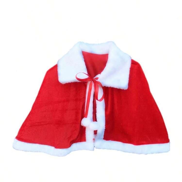 1pc Christmas Cloak/Cape/Shawl, Santa Claus Costume For Women | SHEIN