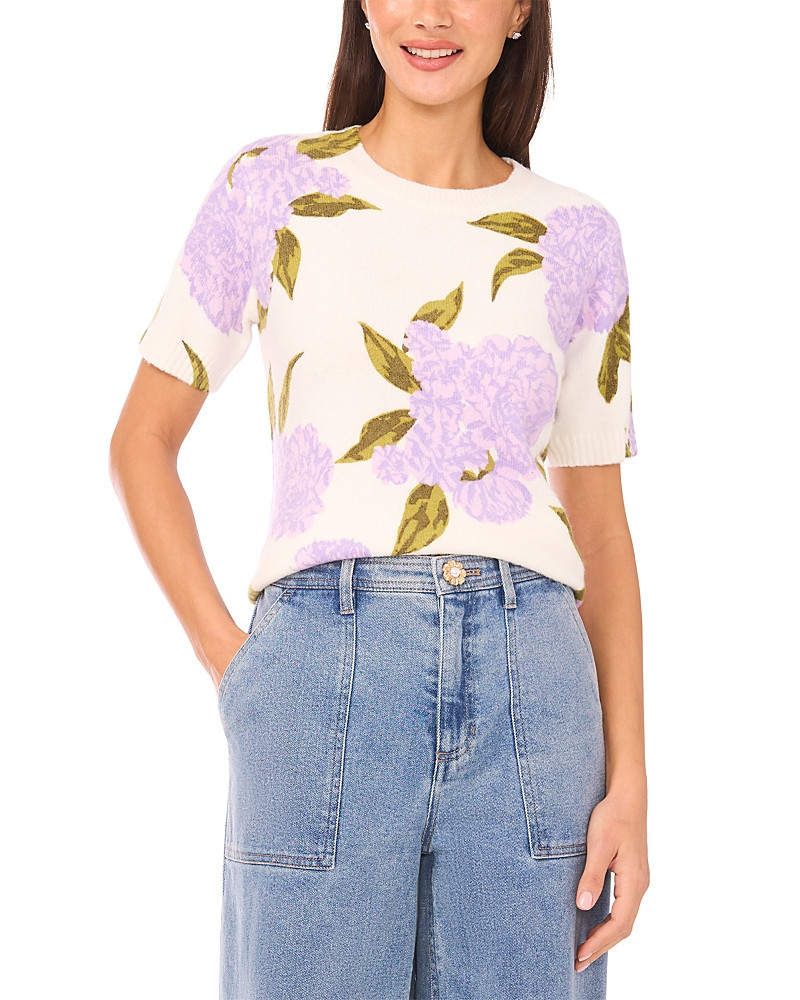 CeCe Hydrangea Sweater | Bloomingdale's (US)