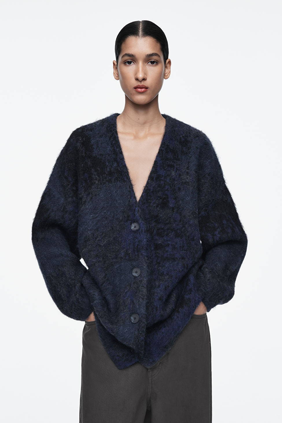 ALPACA-BLEND JACQUARD CARDIGAN | COS (US)