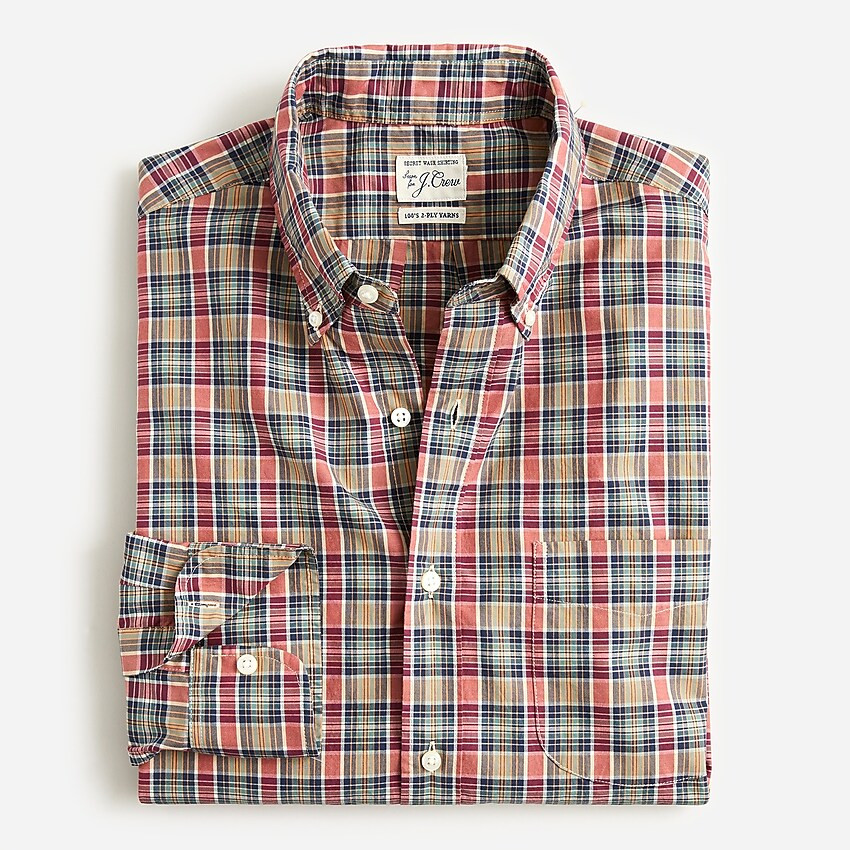 Secret Wash cotton poplin shirt | J. Crew US