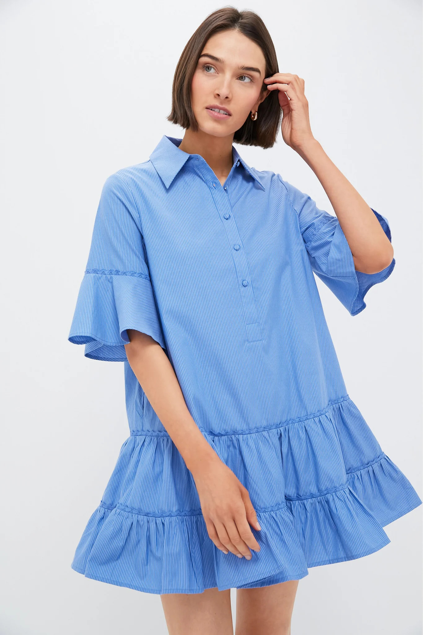 Blue Stripe Mckenna Dress | Tuckernuck (US)