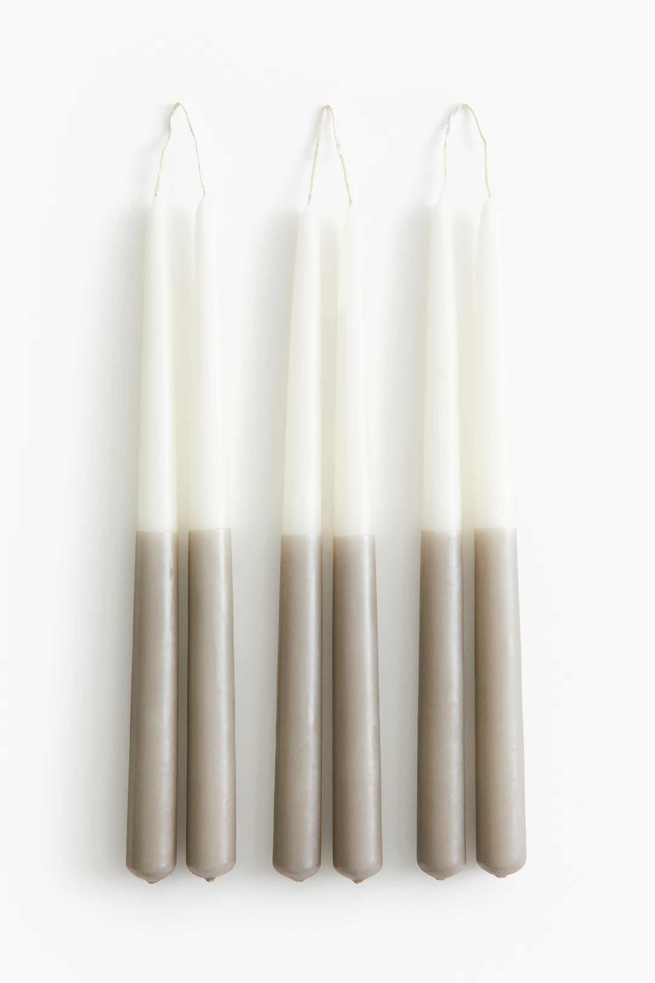 6-pack Dip-Dye Taper Candles | H&M (US + CA)