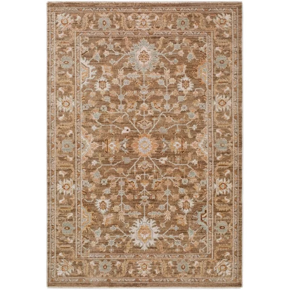 My Texas House Mirabelle Traditional Floral Area Rug, Cream/Off-White, 5 ft 3 in x 7 ft 7 in | Walmart (US)