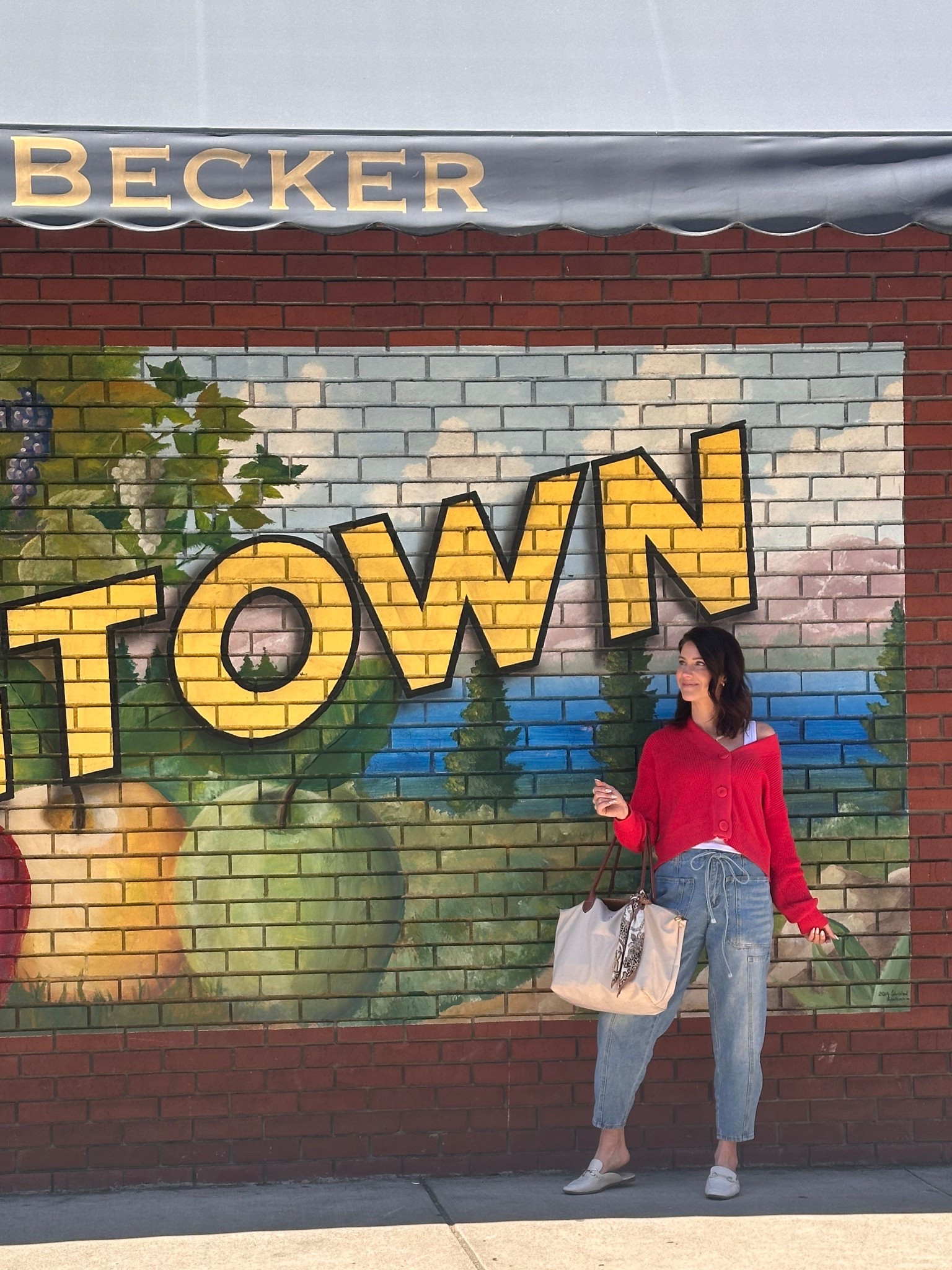 Cardigan comes in several colors (I also have the blue stripes and wear it on repeat) great quality knit and buttons.    Cropped at the perfect length. I’m in a small. // These barrel-ish jeans have an elastic waist. I’m in a size small and usually wear a 26 Jean and these are tight. I could have used a medium. I am wearing the light blue and they also come in a darker wash // shoes are true to size  

#LTKFindsUnder50 #LTKStyleTip #LTKTravel