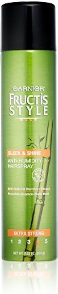 Garnier Fructis Style Sleek and Shine Anti-Humidity Hairspray, Ultra Strong Hold, Frizz Protectio... | Amazon (US)