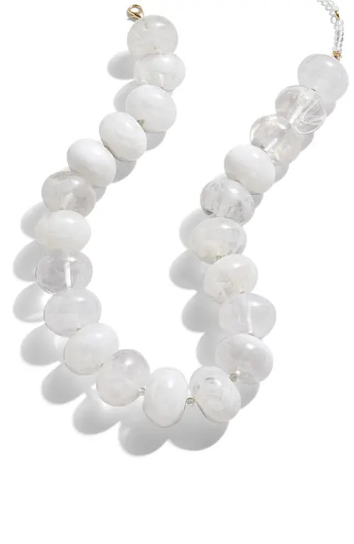 BaubleBar Mildred Beaded Necklace in White at Nordstrom | Nordstrom