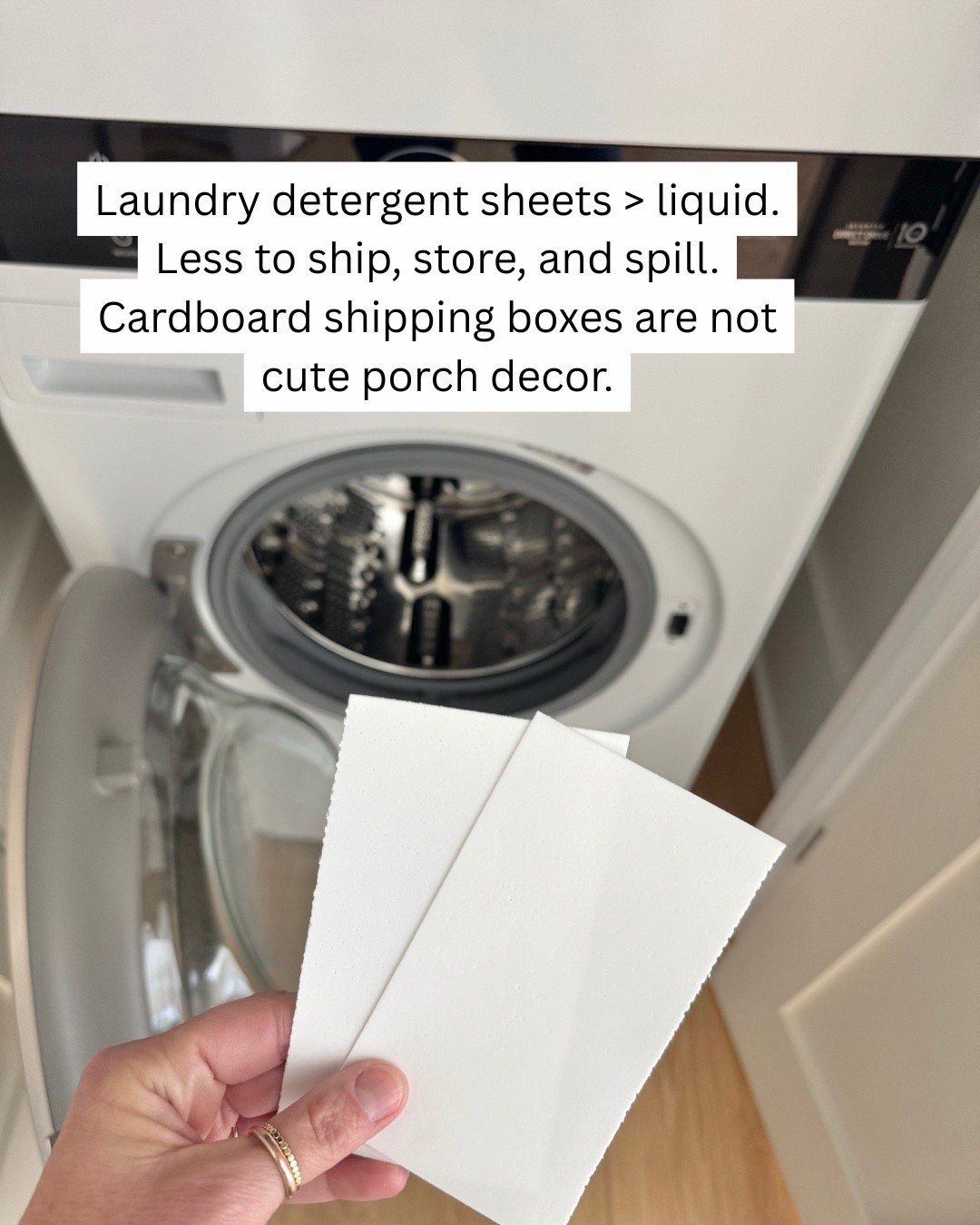 Love these laundry detergent sheets 🙌🏻🙌🏻

Less mess and take up less space 

#LTKmomlife #LTKHome