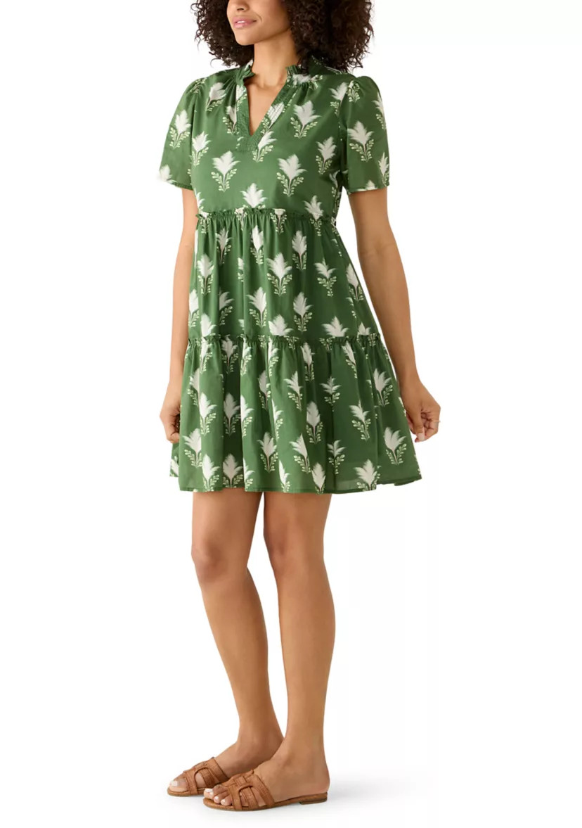 Women's Short Sleeve Tiered Mini Dress | Belk