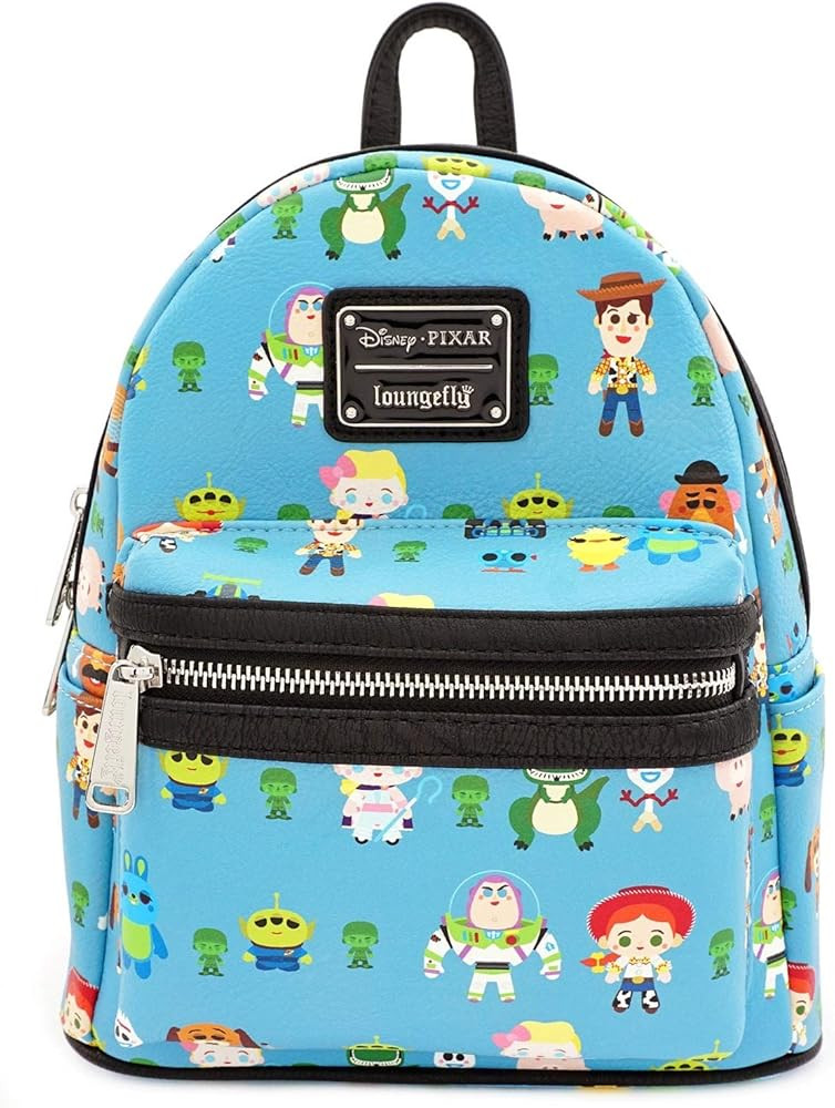 Loungefly x Toy Story Chibi Characters Allover-Print Mini Backpack (One Size, Multicolored) | Amazon (US)
